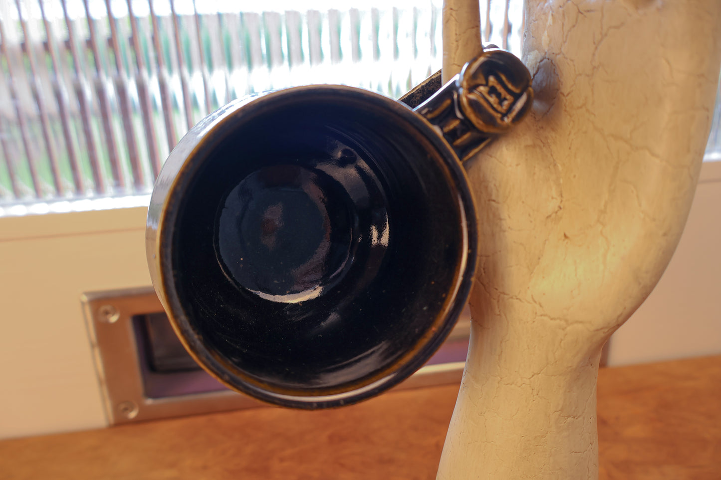 Black/Melted Gold Mug