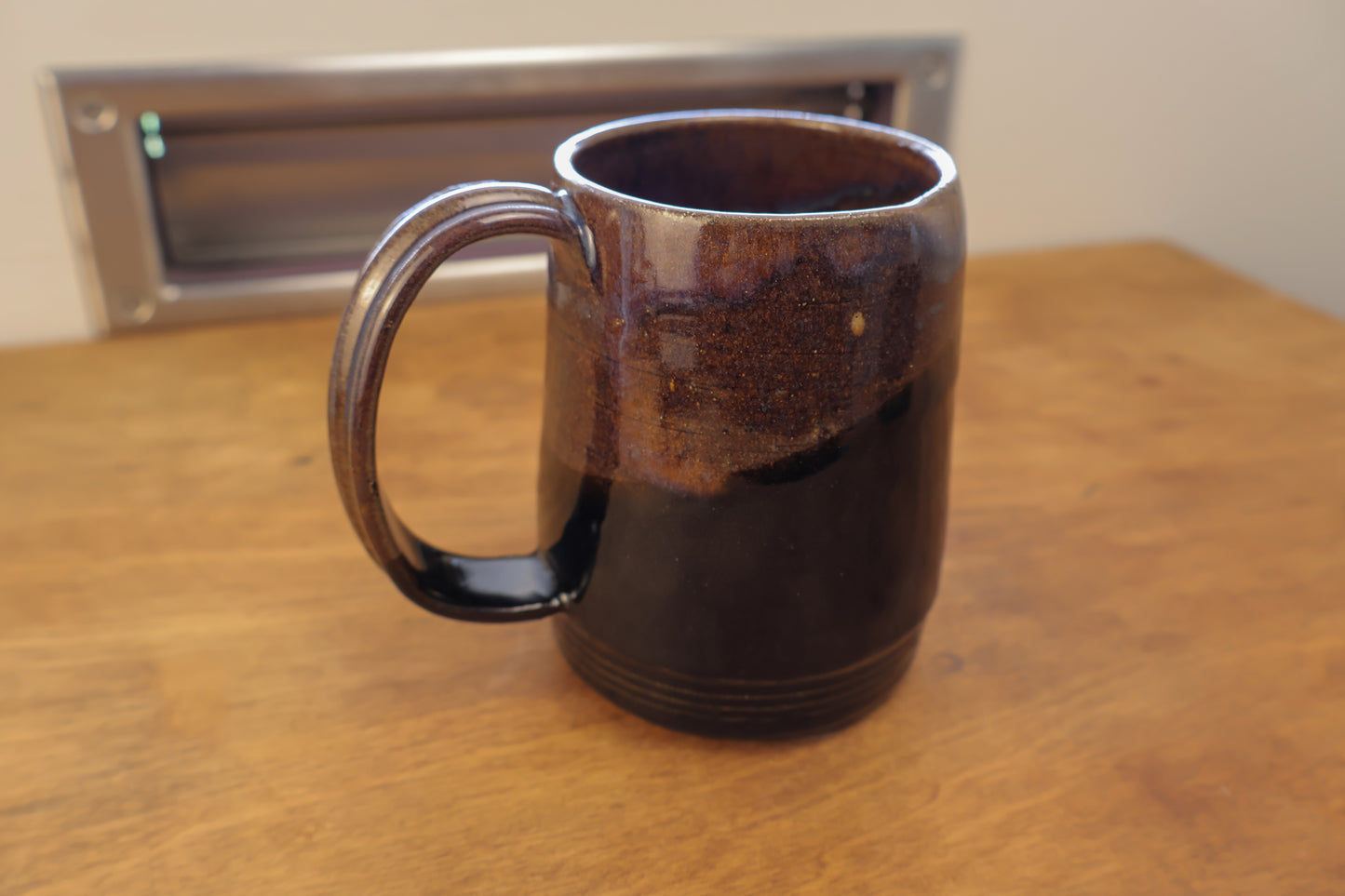 Rust and Black Two Toned Mug