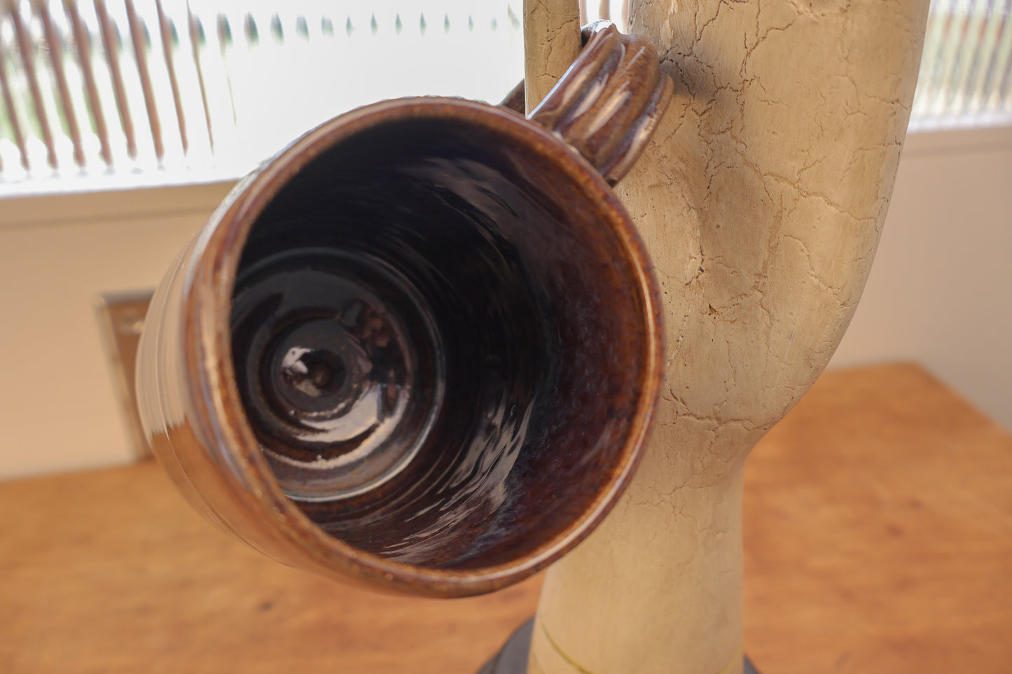 Rust and Black Two Toned Mug