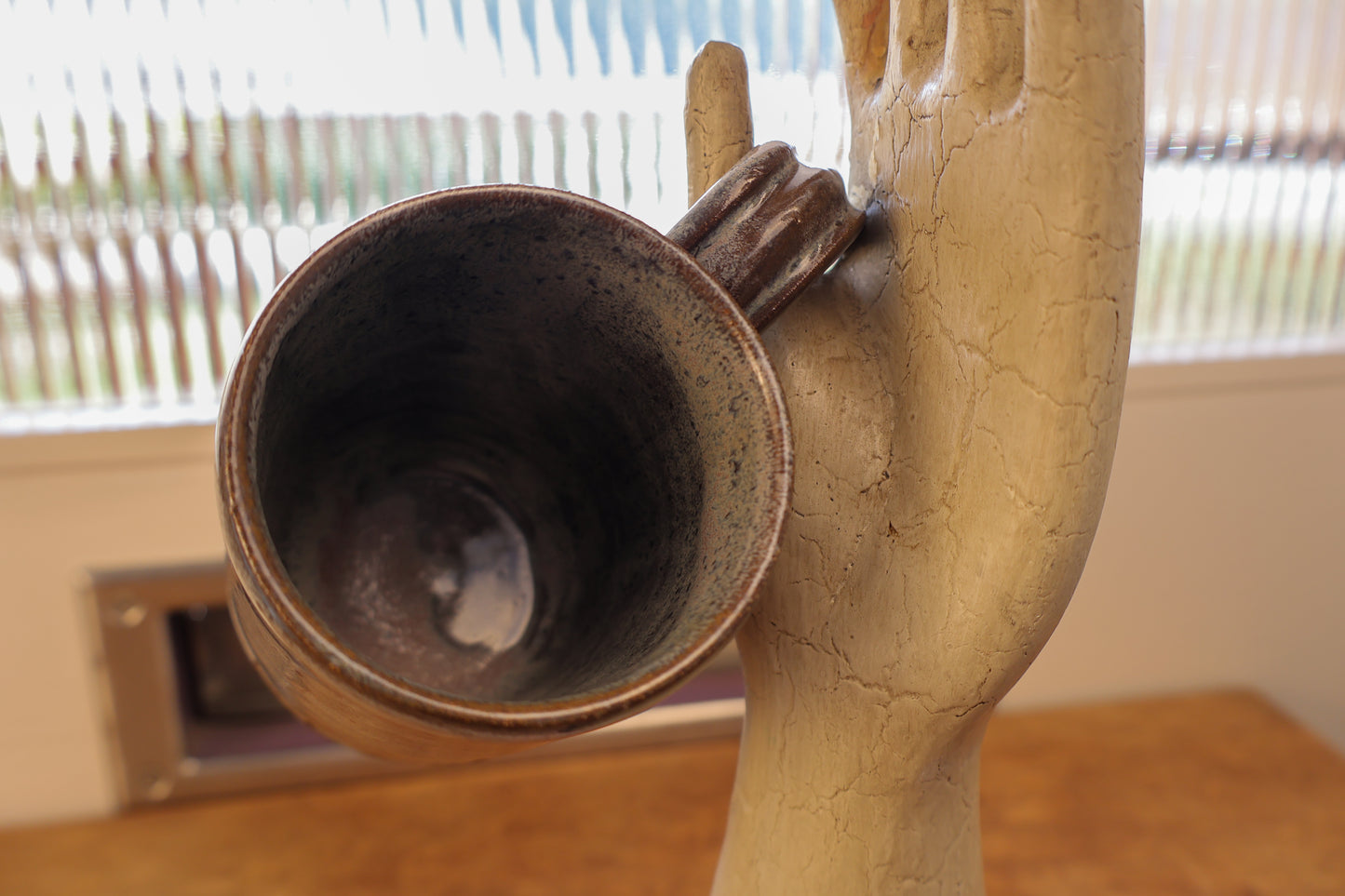 Rusty Blue Speckled Mug