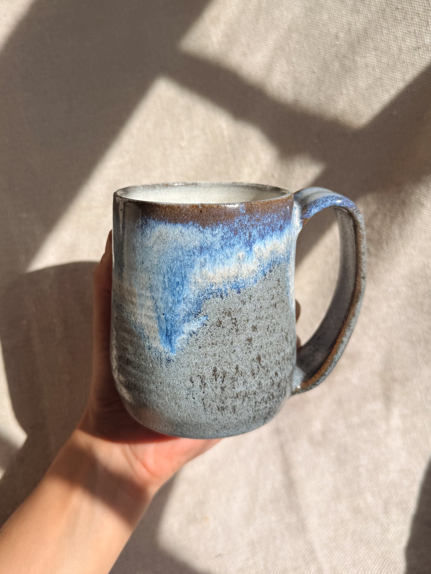 Strapped Blue Mug