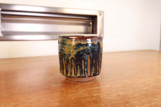 Carved Melted Teacup