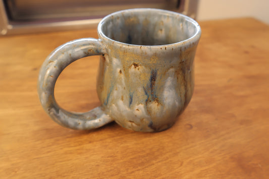 Blue/Melted Gold Mug
