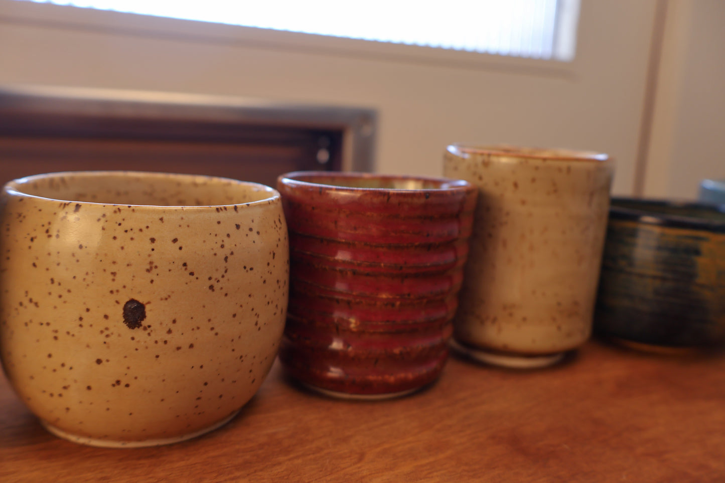 Yellow Speckled Teacup