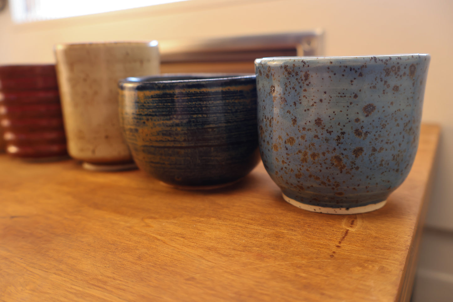 Blue Speckled Teacup