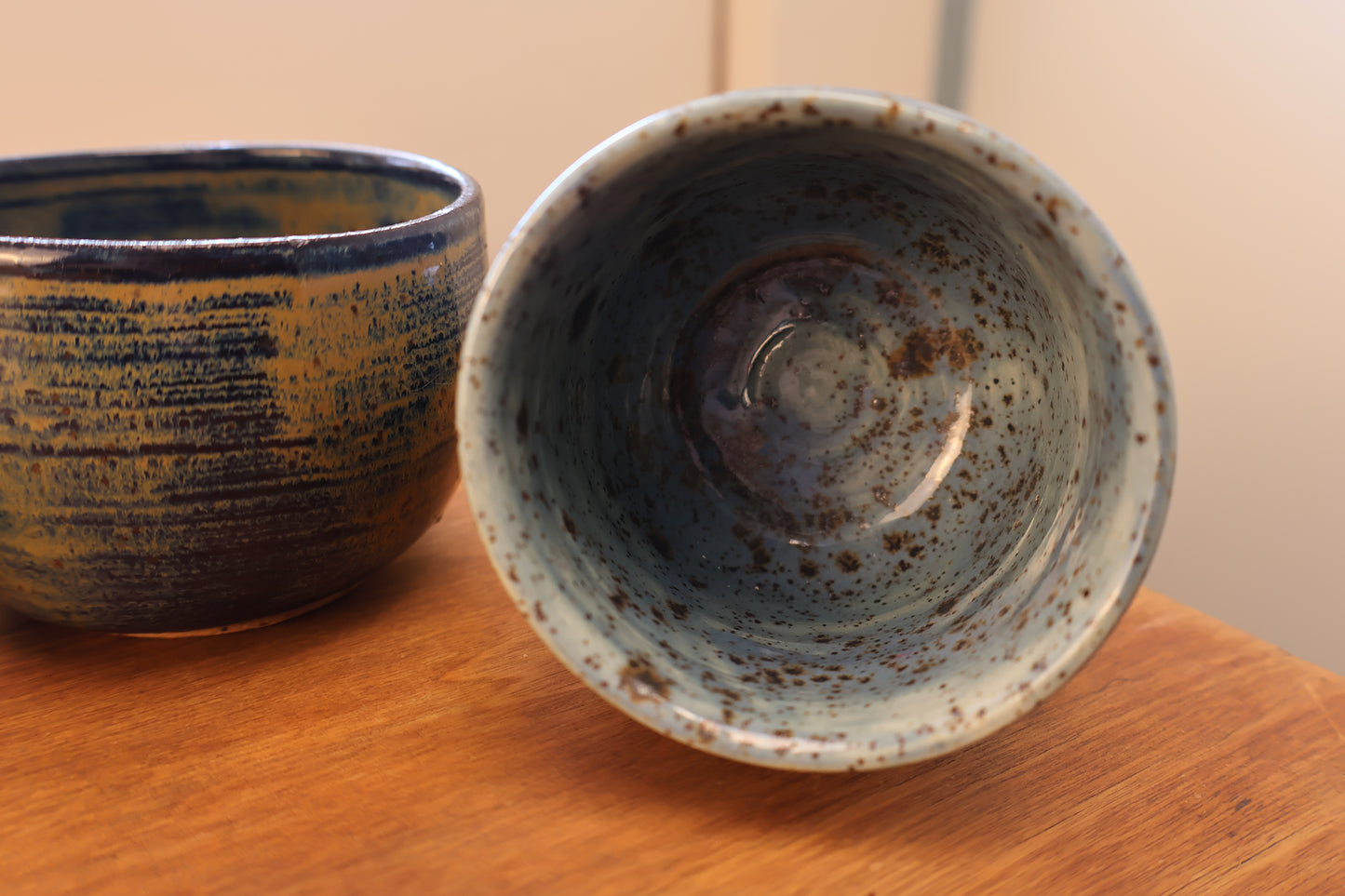 Blue Speckled Teacup