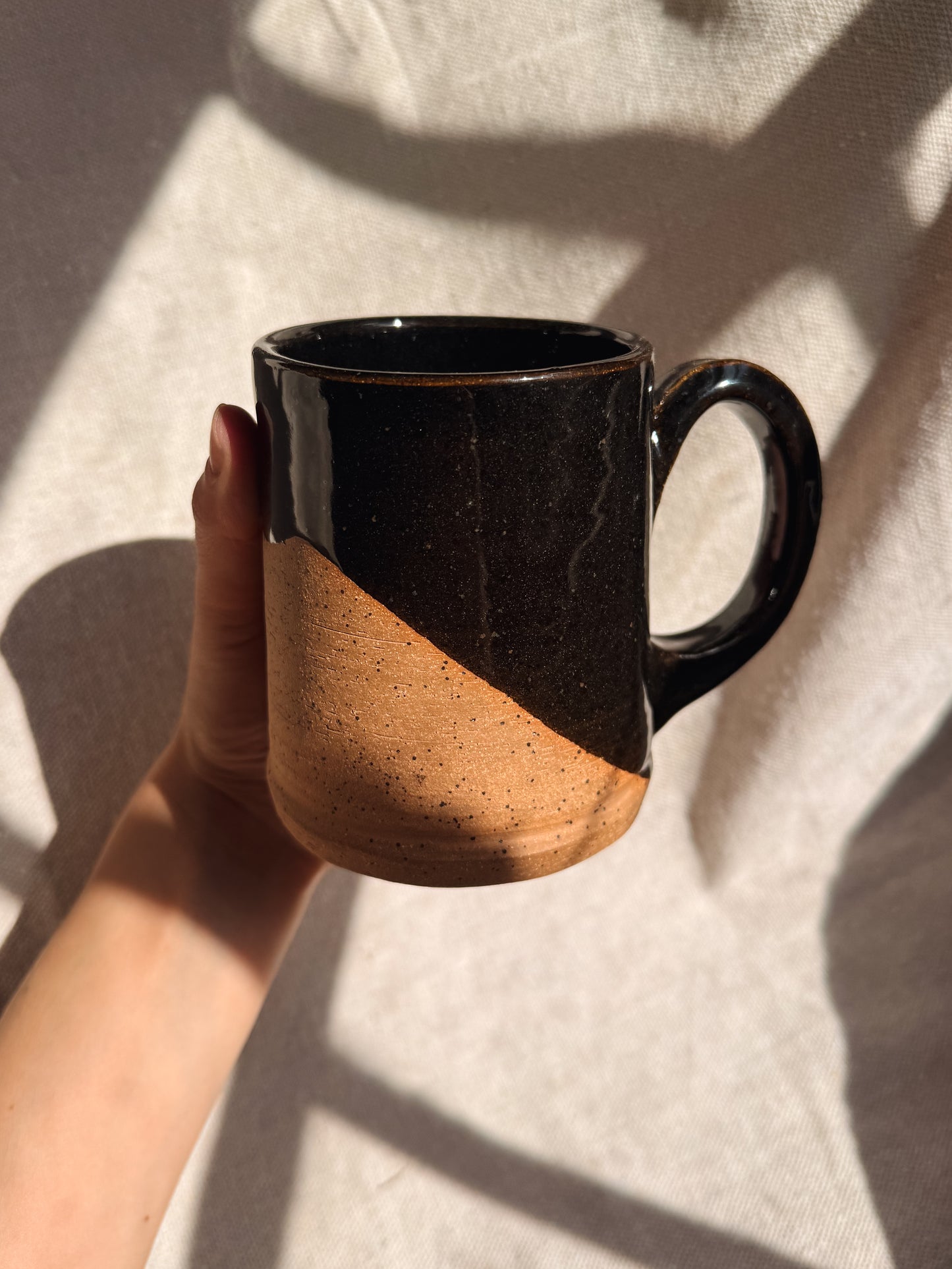 Tall Slashed Mug