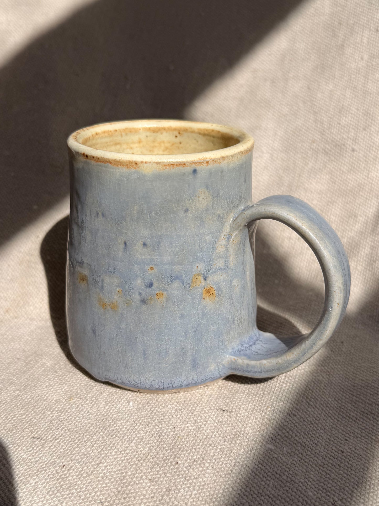 Blue Ashe Red Dot Mug